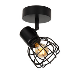 Felix metal black ceiling spotlight 1x E14