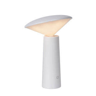 Lampe de table d'extérieur rechargeable blanche Jimmy sans fil