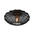 Celine black and brass ceiling lamp suitable for bathroom E27