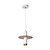 Celine white and brass hanging lamp suitable for bathroom GU10