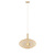 Carine ovaal beige hanglamp 1x E27