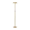 Lampadaire Carmelo laiton doré avec anneau 21W