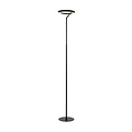 Carmelo schwarze Stehlampe mit Ring 21W