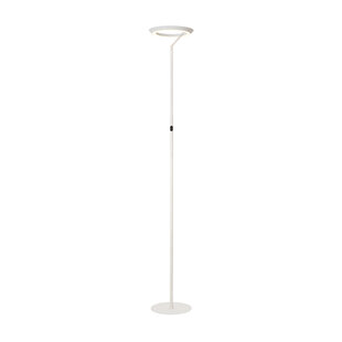 Carmelo witte staande lamp met ring 21W