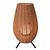Nicolette natural color waterproof wicker rechargeable wireless table lamp with LED 3W