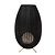 Lampe de table sans fil rechargeable noire étanche Nico avec LED 3W