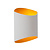 Diana white and gold wall lamp 1x G9