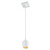 Lampe à suspension Presley blanche GU10 IP44 pour salle de bain