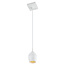 Lampe à suspension Presley blanche GU10 IP44 pour salle de bain