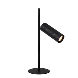 Claude design black cylinder table lamp GU10