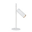 Lampe de table cylindrique blanche élégante Claude GU10