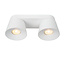 Spot de plafond conique double Trigger blanc GU10