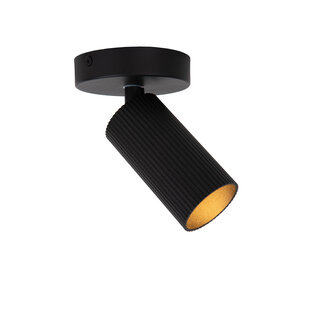 Rumba zwarte plafondspot GU10