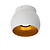 Turbo white with gold ceiling lamp GU10