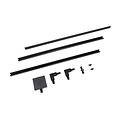 Kit de démarrage TRACK - Système de rail monophasé / Éclairage sur rail - 2 mètres - Noir