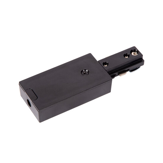 TRACK petite alimentation de démarrage noire système de rail monophasé éclairage sur rail simple