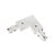TRACK white L-connector 1-phase rail system rail lighting right