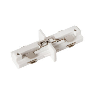 Connecteur I blanc TRACK - système de rail monophasé / éclairage sur rail