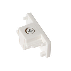 TRACK witte eindkap 1-fase railverlichting set van 2 stuks