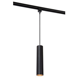 TRACK lampe suspendue Flora noire système de rail monophasé éclairage sur rail GU10