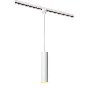 TRACK witte Flora hanglamp - 1-fase Railsysteem / Railverlichting - 1xGU10