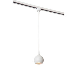 TRACK Rova white hanging lamp - 1-phase track system / track lighting - 1xGU10