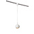 TRACK Rova witte hanglamp - 1-fase Railsysteem / Railverlichting - 1xGU10
