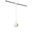 TRACK Rova witte hanglamp - 1-fase Railsysteem / Railverlichting - 1xGU10