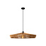Wirio large 70 cm diameter hanging lamp natural E27