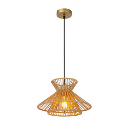 Jasmine enkele hanglamp 1xE27 naturel