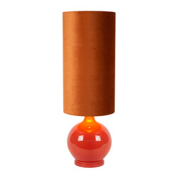 Esther oranje vloerlamp 1x E27