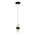 Adeline black hanging lamp Ø 13 cm LED 1x9W 2700K