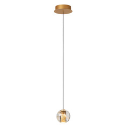 Colinda lámpara colgante Ø 14 cm LED 1x4,2W 2700K oro mate / latón