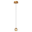 Lampe à suspension Colinda Ø 14 cm LED 1x4,2W 2700K or mat / laiton