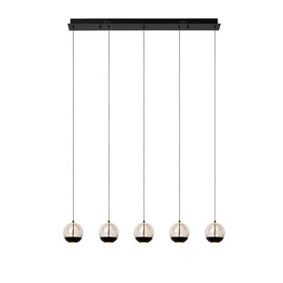 Baloo long hanging lamp LED Dimming. 5x5.3W 2700K black