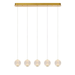 Cindy hanging lamp LED dimmable. 5x4.7W 2700K transparent