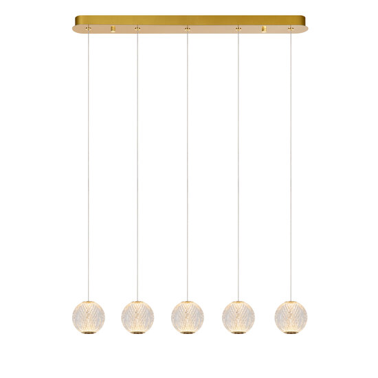 LUCIDE LUCIDE CINTRA - Suspension - LED Dimmable - Parfaite pour une ambiance chaleureuse