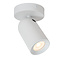 Spot de plafond cylindrique blanc 1xGU10