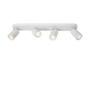 Long white ceiling spotlight 4xGU10