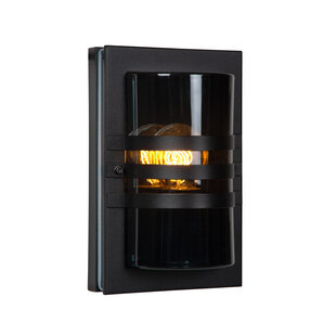 Pervo small outdoor wall lamp 1xE27 IP44 black