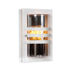 Pervo small white outdoor wall lamp 1xE27 IP44