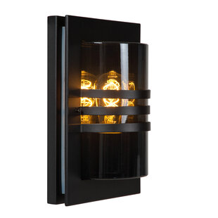 Pervo grote wandlamp voor buiten 1xE27 IP44 zwart