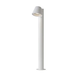 Lampe sur pied d'extérieur Ringa blanche LED dimmable. GU10 1x5W 3000K avec IP44