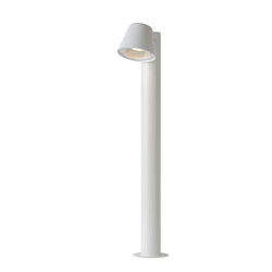 Ringa white outdoor pedestal lamp LED dimmable. GU10 1x5W 3000K incl IP44