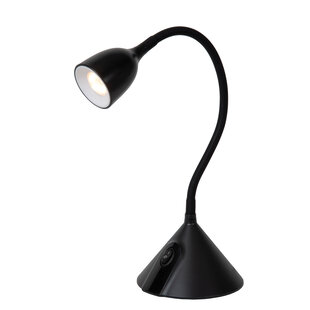 Lampe de bureau Bendy 12,8cm LED 3,2W noir