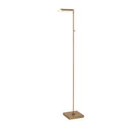 Arno leeslamp 12W 2700K to 4000K mat goud messing