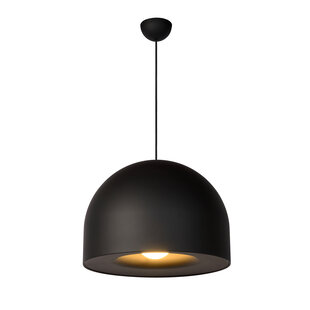 Norah zwarte hanglamp pendel E27 diameter 50 cm