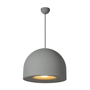 Norah gray hanging lamp pendant E27 diameter 50 cm