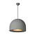 Norah gray hanging lamp pendant E27 diameter 50 cm