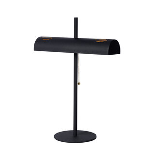 Lampe de table Glenn noire 2x E27